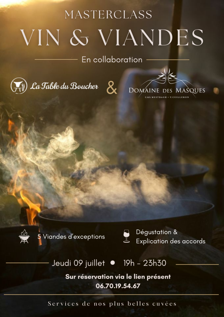 MASTERCLASS VINS & VIANDES 2026